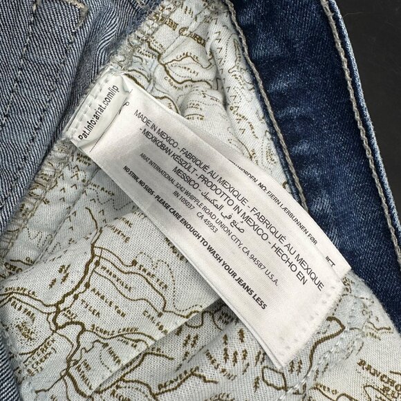 Ariat M5 Straight Fit Mens Jeans Size Denim Blue Mid Wash Straight Leg 38 x 34 - Picture 6 of 8